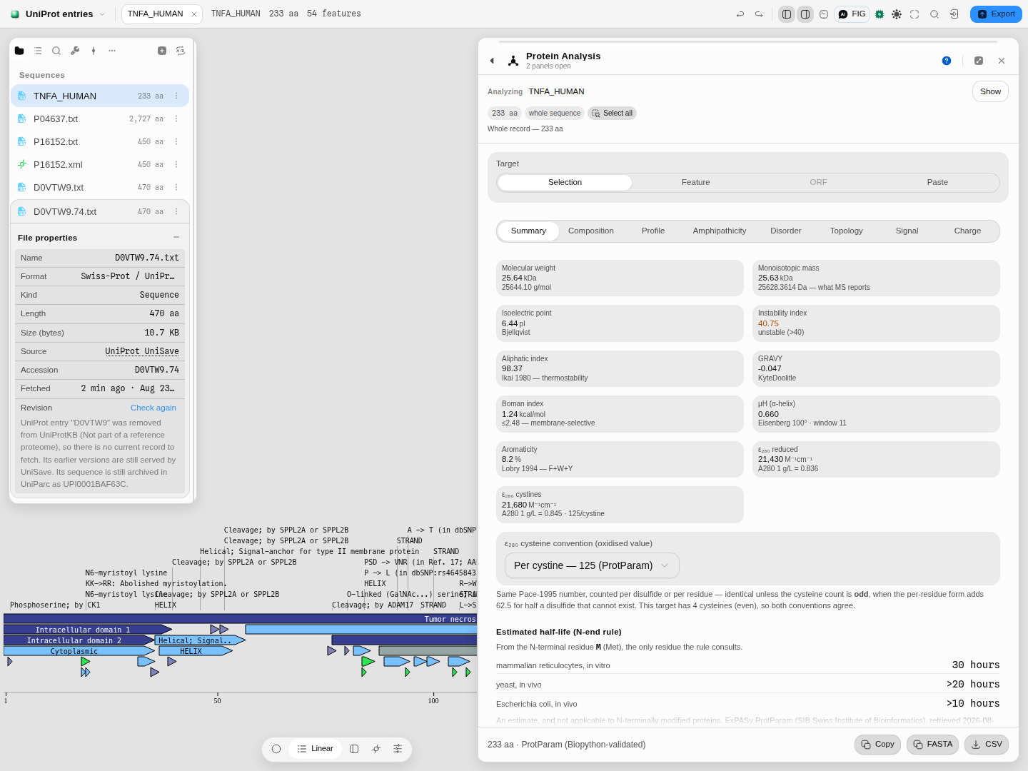 The Revision row on a deleted UniProt accession, reading: UniProt entry "D0VTW9" was removed from
UniProtKB (Not part of a reference proteome), so there is no current record to fetch. Its earlier
versions are still served by UniSave. Its sequence is still archived in UniParc as
UPI0001BAF63C.